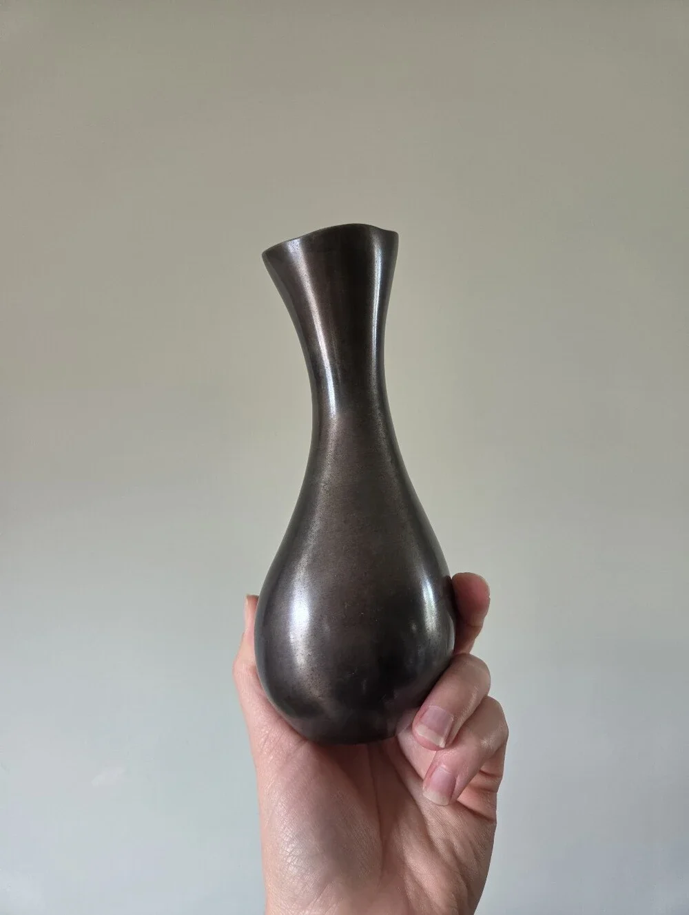 Heavy Metal Bud Vase 6.5